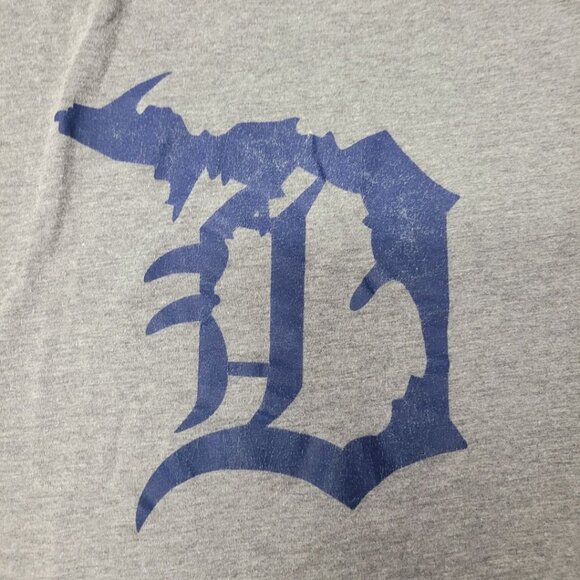 Detroit Tigers Tee Shirt Soft No Tags Gray Baseball Adult Small Mens Michigan - Picture 3 of 7